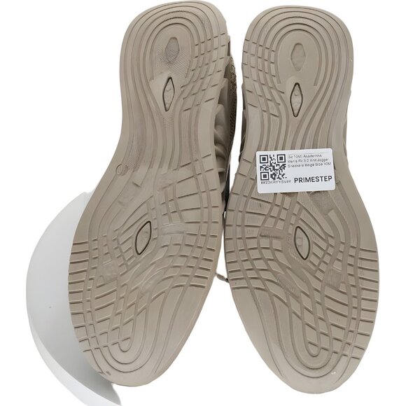 Beige Knit Jogger Sneakers by Akademiks Size 10M - Picture 6 of 6